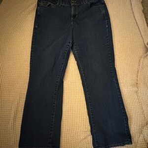 Lane Bryant Dark Blue Straight Leg Jeans
